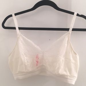 White Lace Spanx Bralette